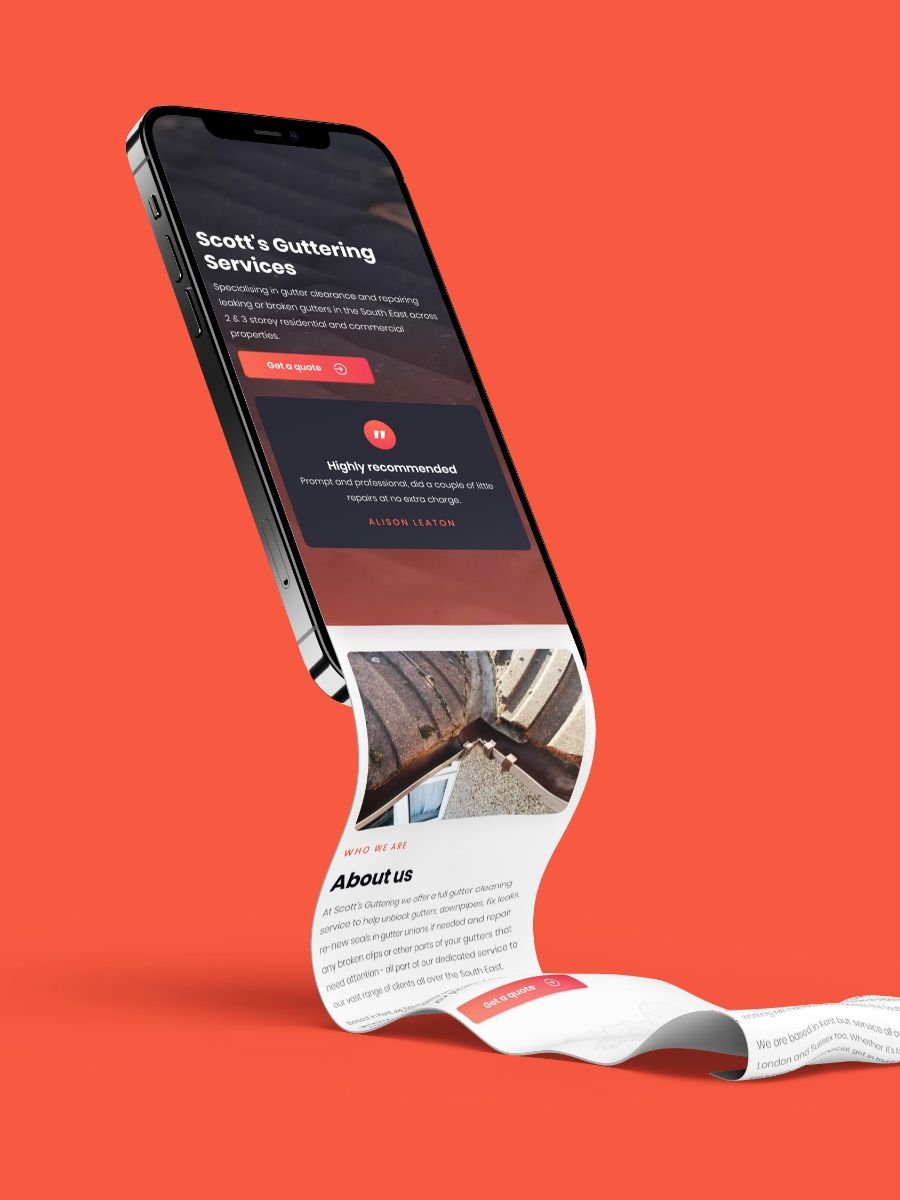 Helping Scott’s Guttering rank in the top 15